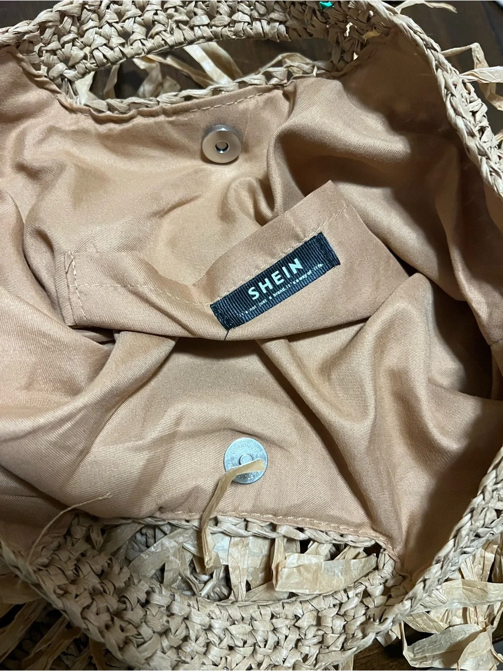 SHEIN Kawaii Summer Straw Bag